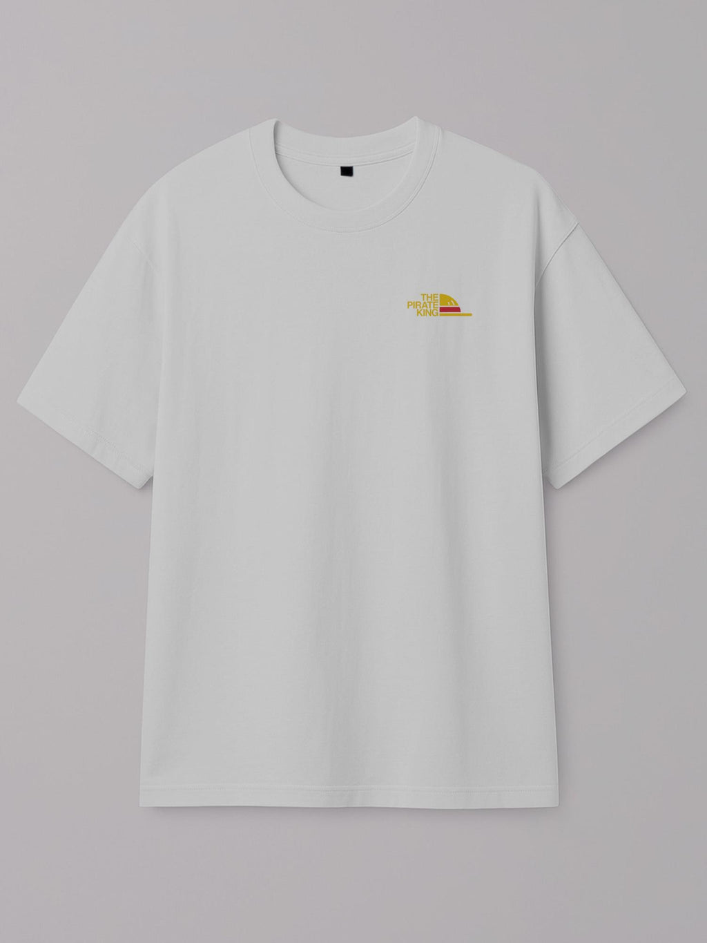 One Piece - The Pirate King (Small) - Regular/Oversized T-shirt Oversized White by inspire.inc