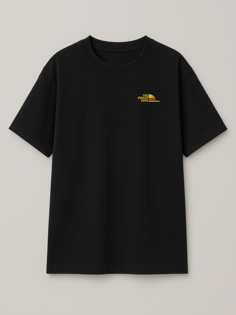 One Piece - The Pirate King (Small) - Regular/Oversized T-shirt Oversized Black by inspire.inc