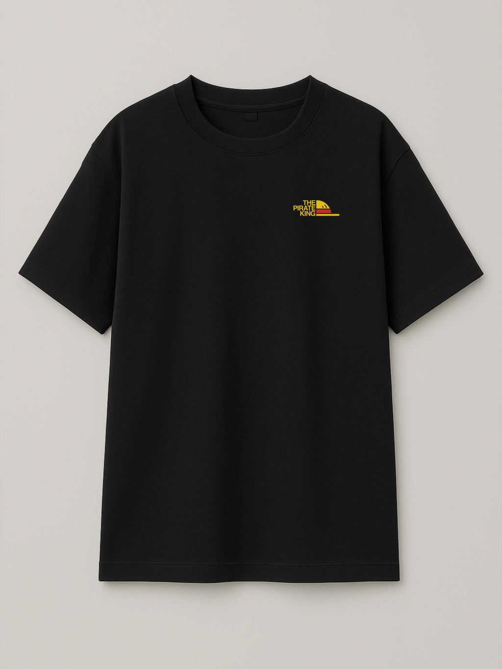 One Piece - The Pirate King (Small) - Regular/Oversized T-shirt Oversized Black by inspire.inc