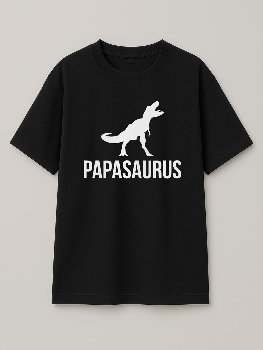 Papasaurus - Regular/Oversized T-shirt Oversized Black by inspire.inc