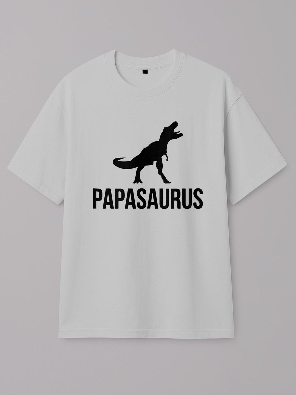 Papasaurus - Regular/Oversized T-shirt Oversized White by inspire.inc