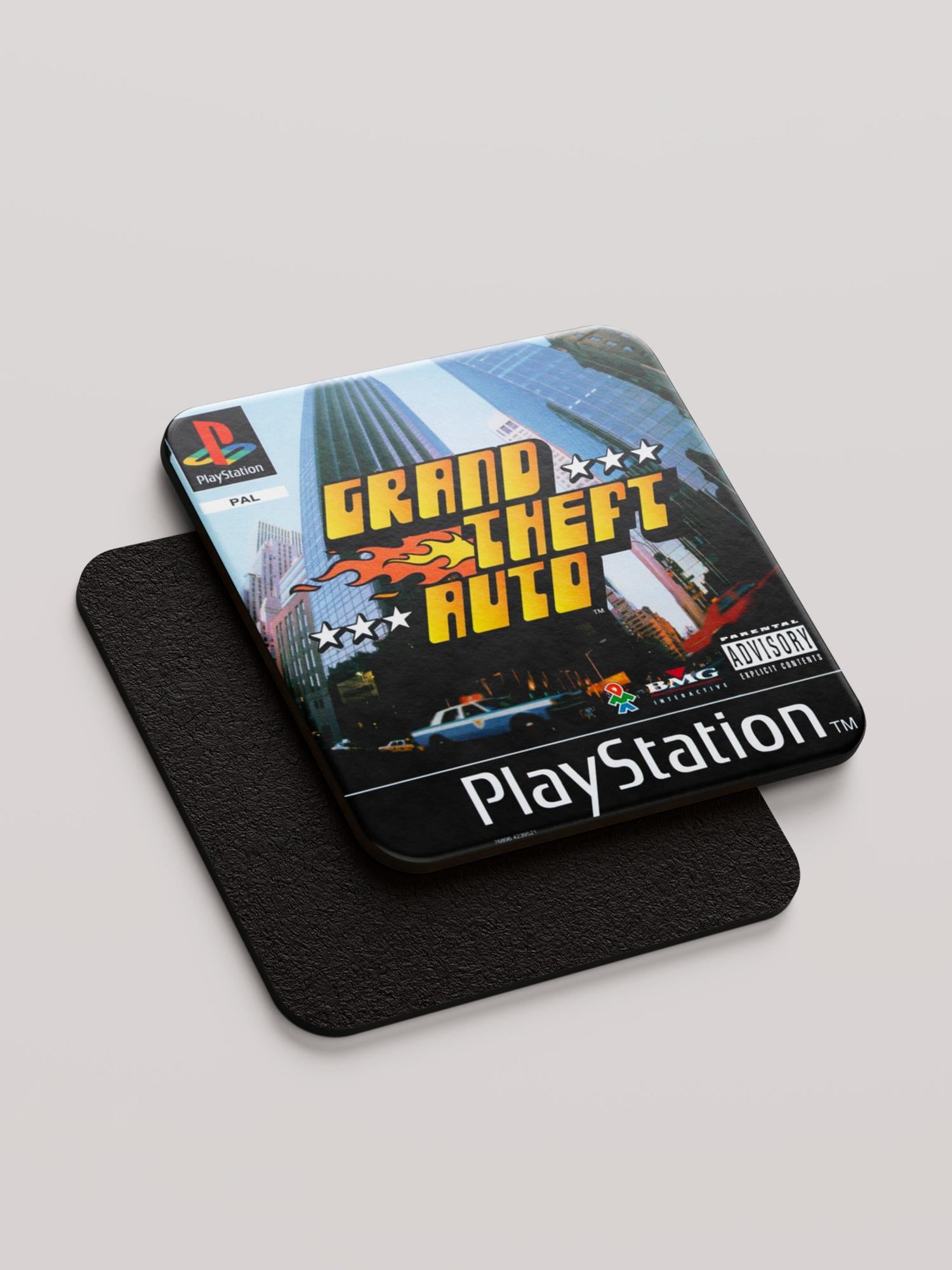 Pixel Legacy - Playstation 1 - Pack of 4 Coasters by inspire.inc