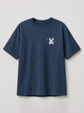 Pocket Bunny - Regular/Oversized T-shirt Oversized Heather Blue by inspire.inc