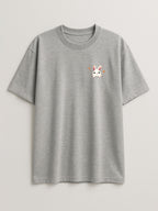 Pocket Bunny - Regular/Oversized T-shirt Oversized Light Heather Gray by inspire.inc