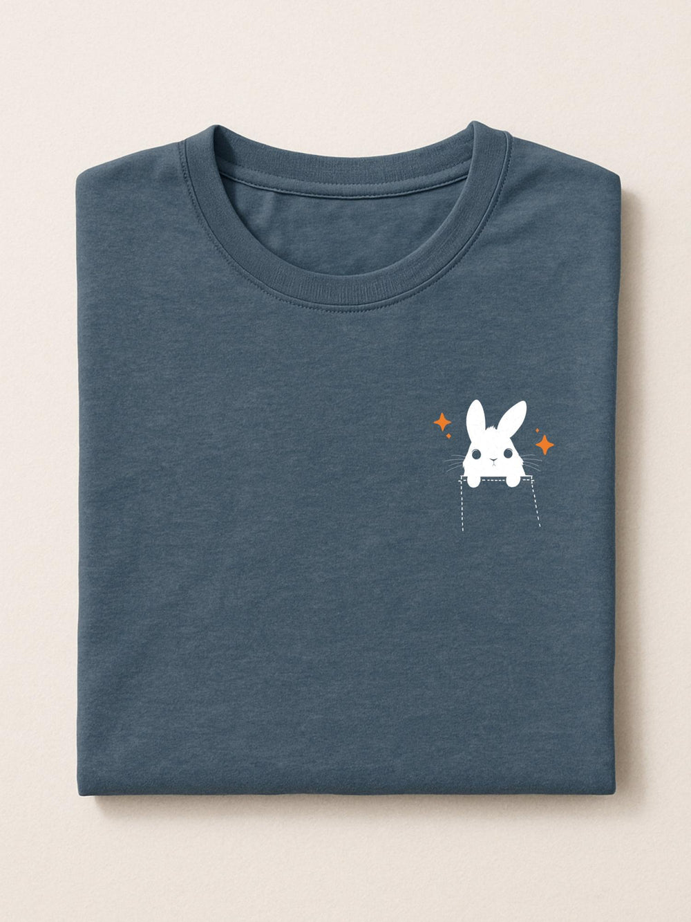Pocket Bunny - Regular/Oversized T-shirt by inspire.inc