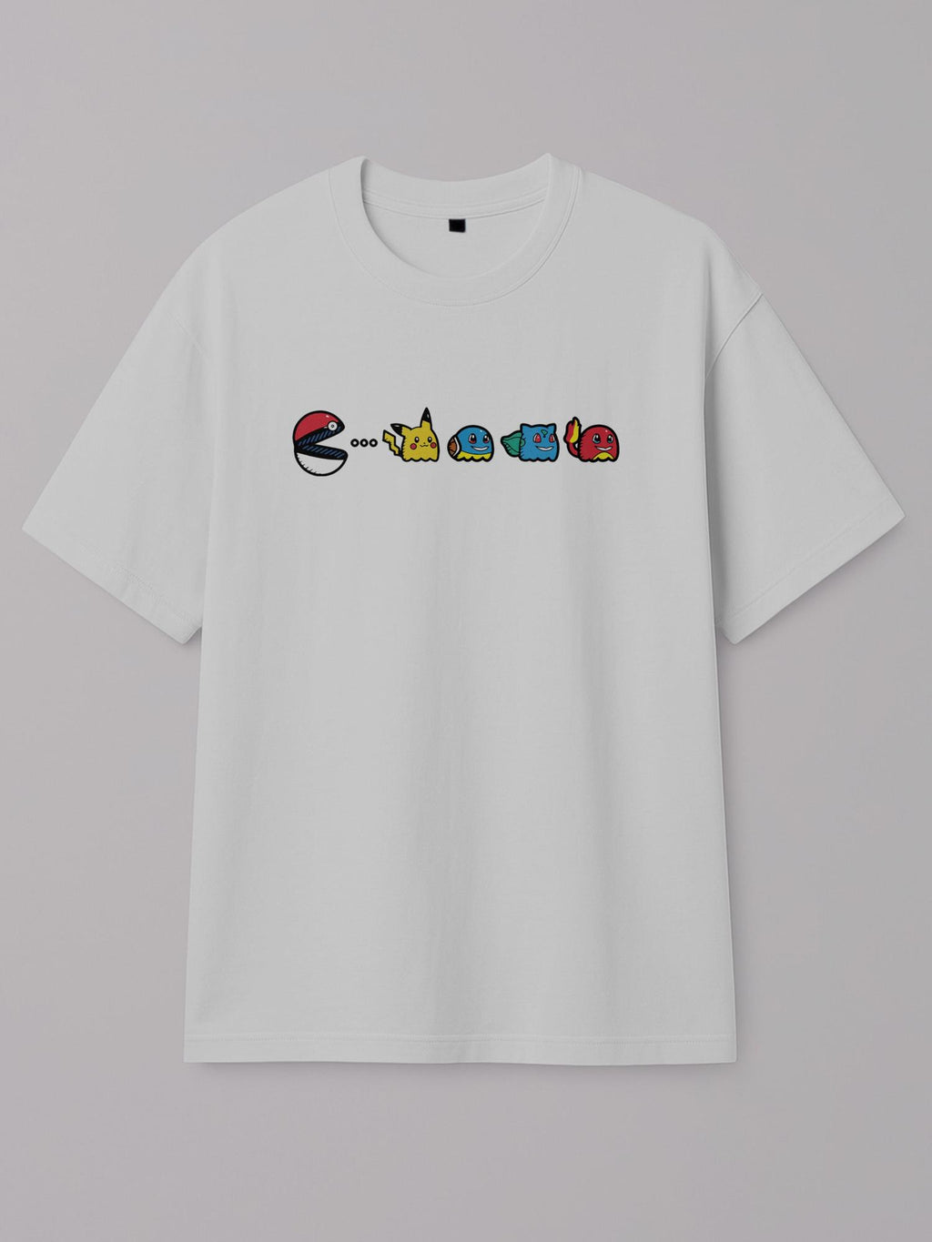 Pokemon - PAC-MON - Regular/Oversized T-shirt Oversized White by inspire.inc