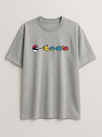 Pokemon - PAC-MON - Regular/Oversized T-shirt Oversized Light Heather Gray by inspire.inc