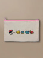 Pokemon - PAC-MON - Zipper Pouch Pink by inspire.inc