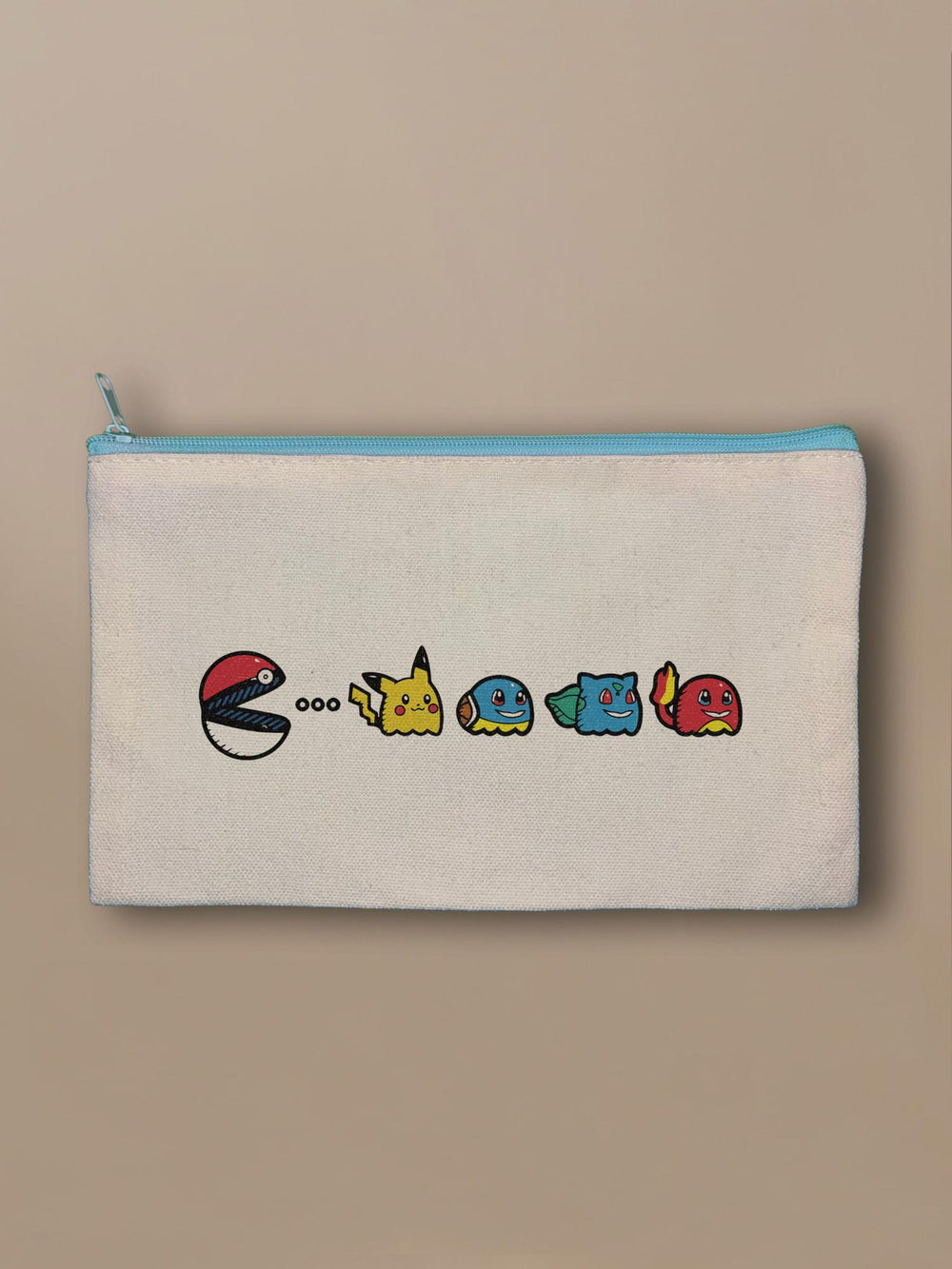 Pokemon - PAC-MON - Zipper Pouch Blue by inspire.inc