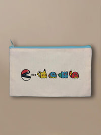 Pokemon - PAC-MON - Zipper Pouch Blue by inspire.inc
