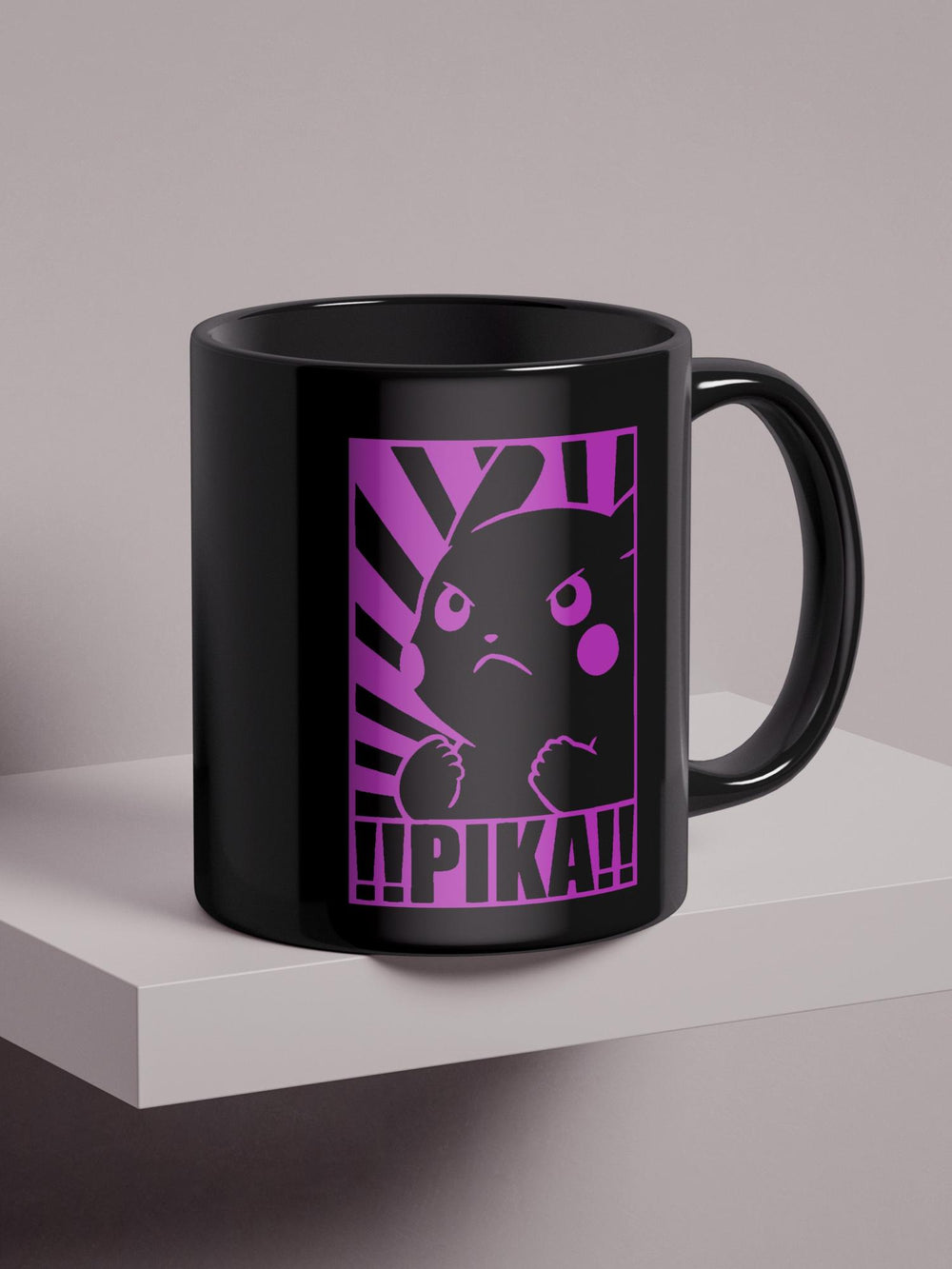 Pokemon - !!PIKA!! - Regular/Big Mug Regular - 325ml Black by inspire.inc