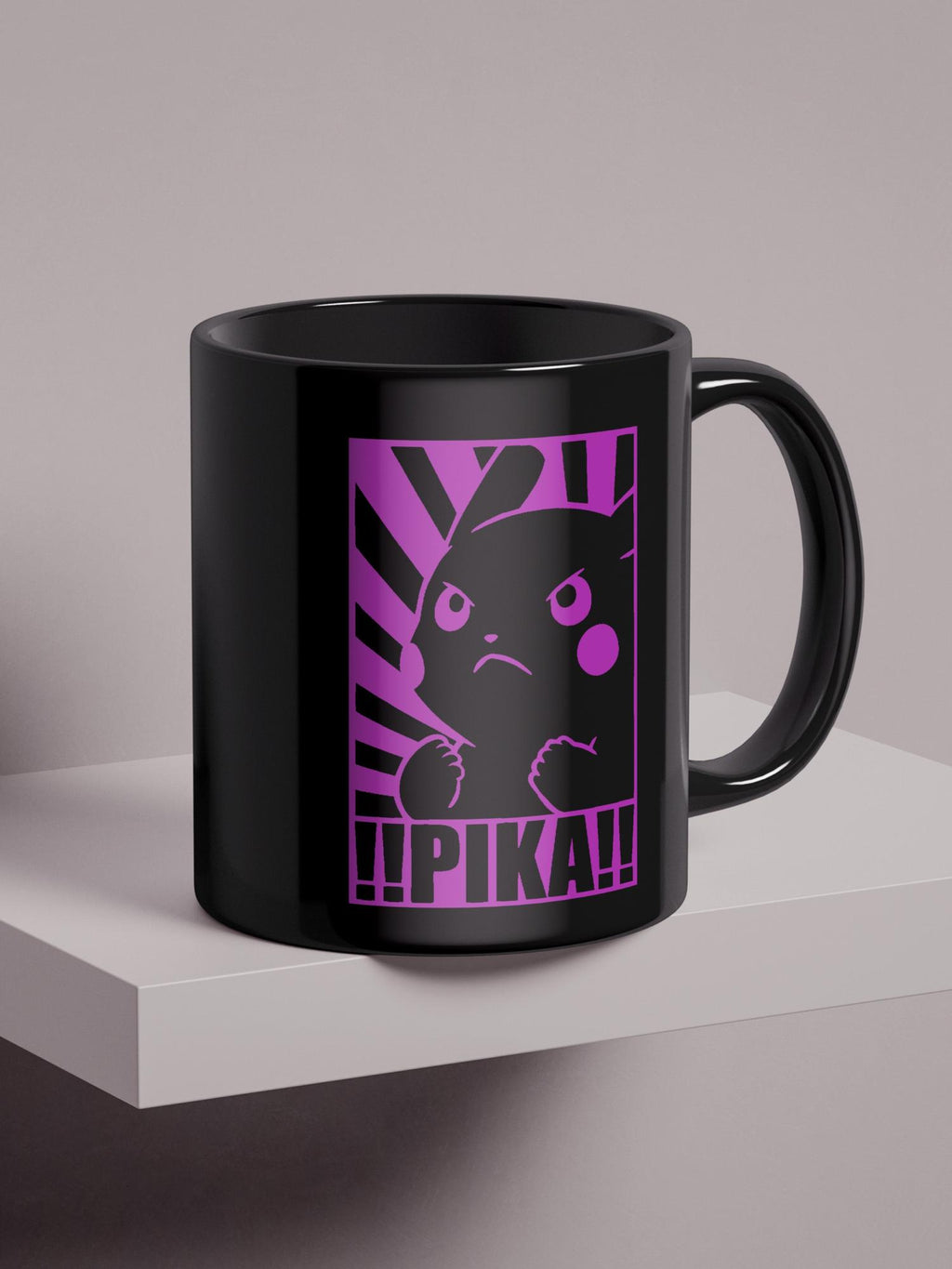 Pokemon - !!PIKA!! - Regular/Big Mug Regular - 325ml Black by inspire.inc