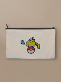 Pokemon - Pikasnooze - Zipper Pouch Black by inspire.inc