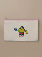 Pokemon - Pikasnooze - Zipper Pouch Pink by inspire.inc