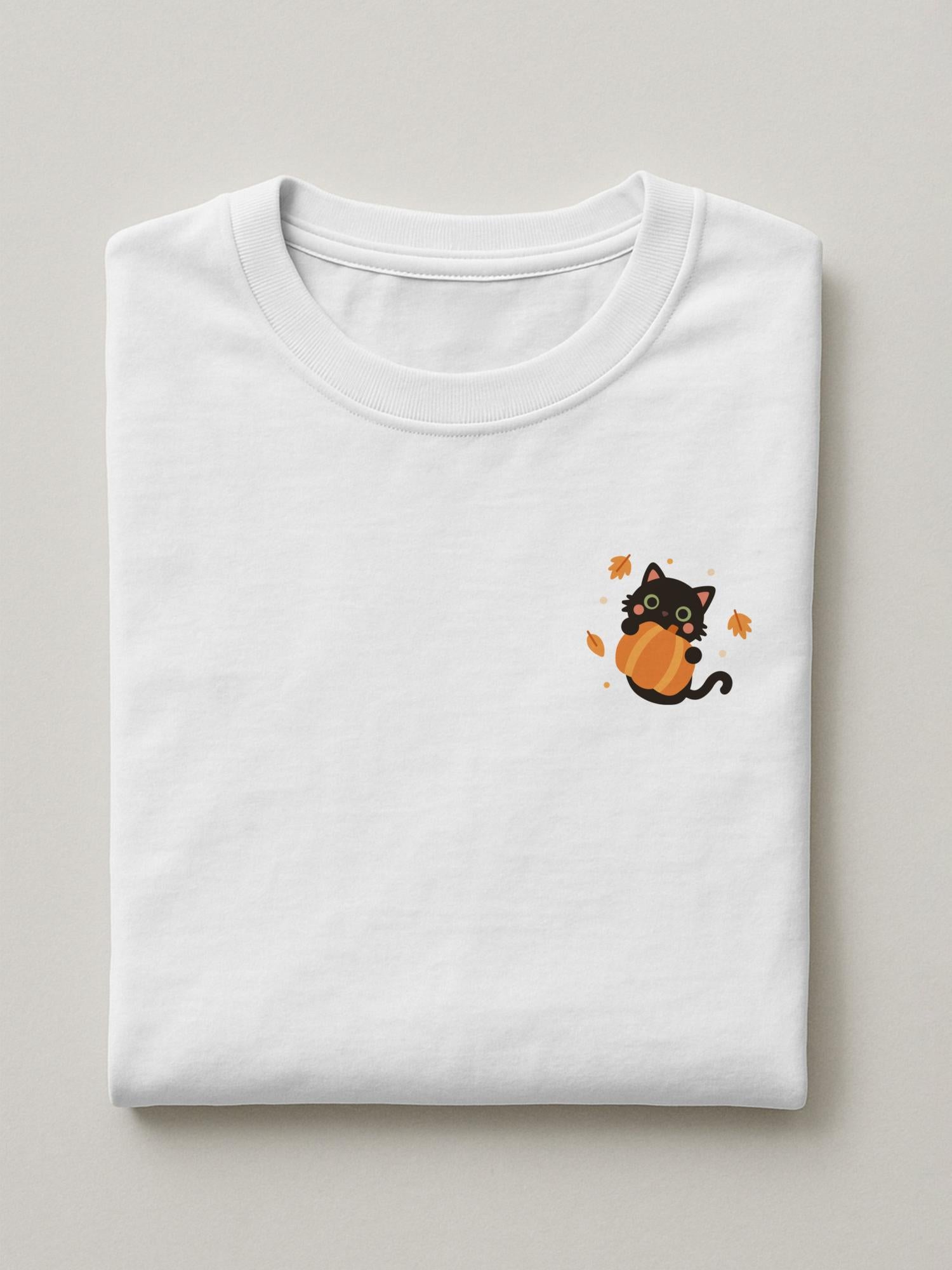 Pumpkitty - Regular/Oversized T-shirt by inspire.inc