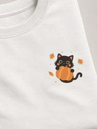 Pumpkitty - Unisex Regular/Oversized Sweatshirt by inspire.inc