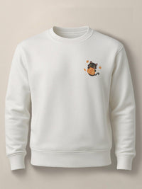 Pumpkitty - Unisex Regular/Oversized Sweatshirt Regular White by inspire.inc