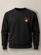 Pumpkitty - Unisex Regular/Oversized Sweatshirt Regular Black by inspire.inc