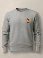 Pumpkitty - Unisex Regular/Oversized Sweatshirt Regular Gray by inspire.inc