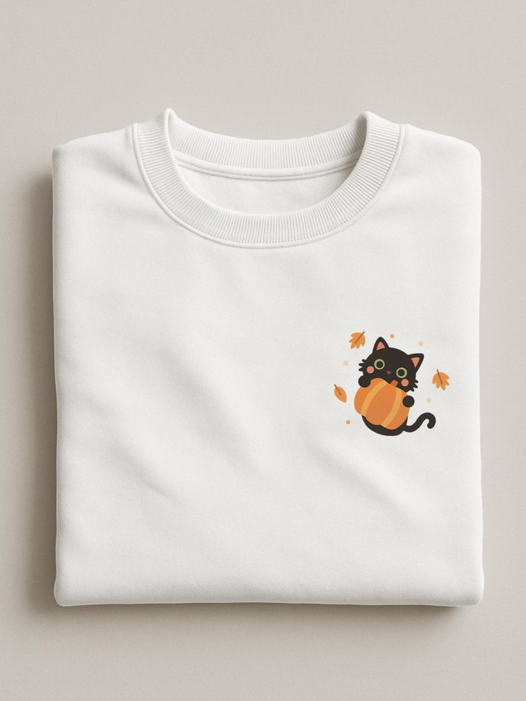 Pumpkitty - Unisex Regular/Oversized Sweatshirt by inspire.inc