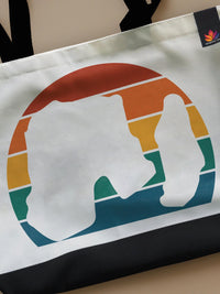 Raouché Retro Sunset - Neo Tote Bag by inspire.inc