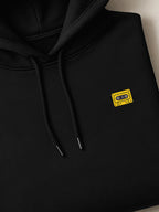 Retro Minis - Cassette - Hoodie Black close-up by inspire.inc