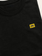 Retro Minis - Cassette - Regular/Oversized T-shirt Black close-up by inspire.inc