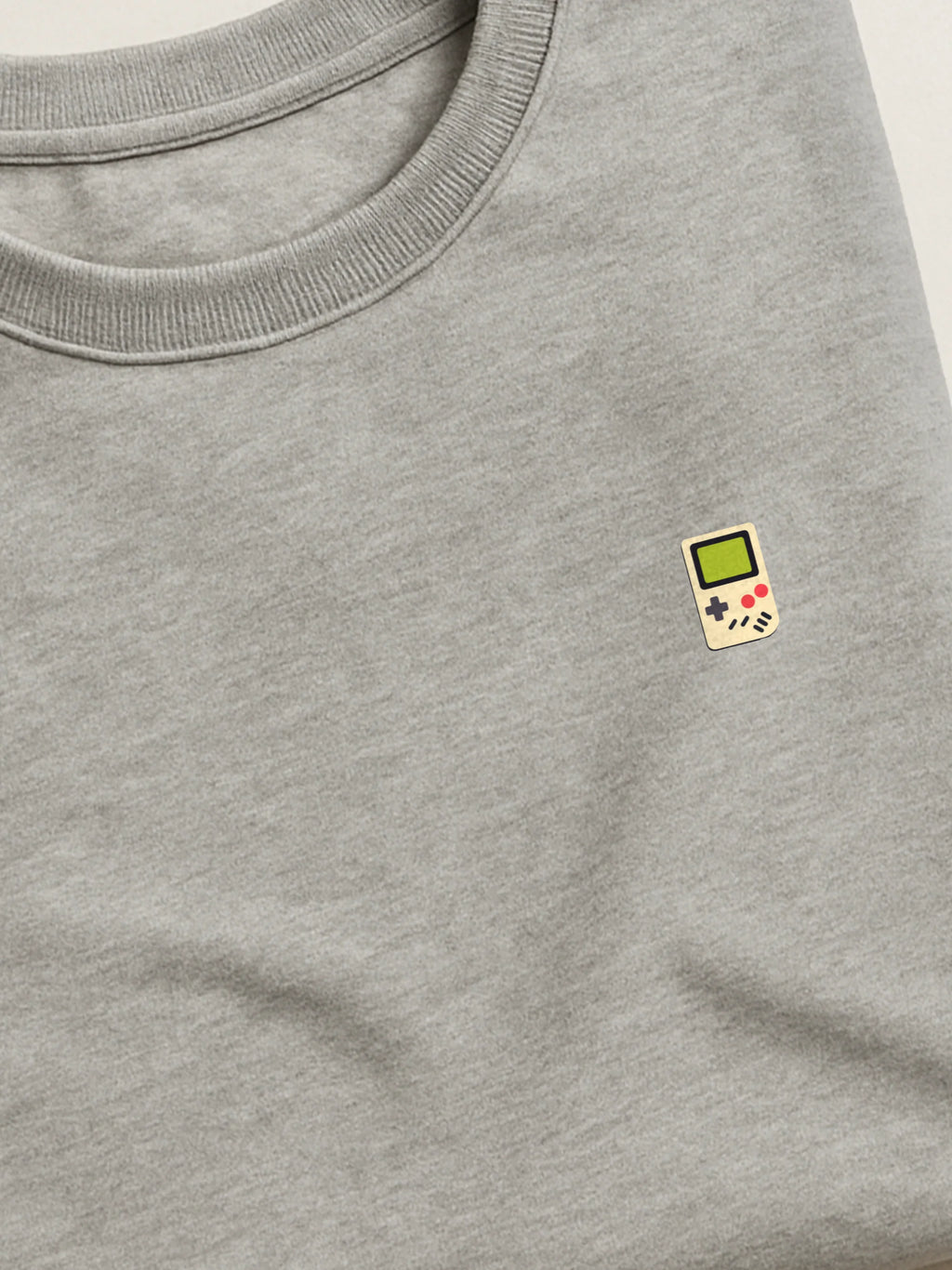 Retro Minis - Game Boy - Regular/Oversized Sweatshirt Gray close-up by inspire.inc
