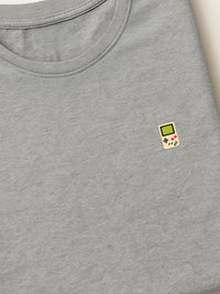 Retro Minis - Game Boy - Regular/Oversized T-shirt Light Heather Gray close-up by inspire.inc