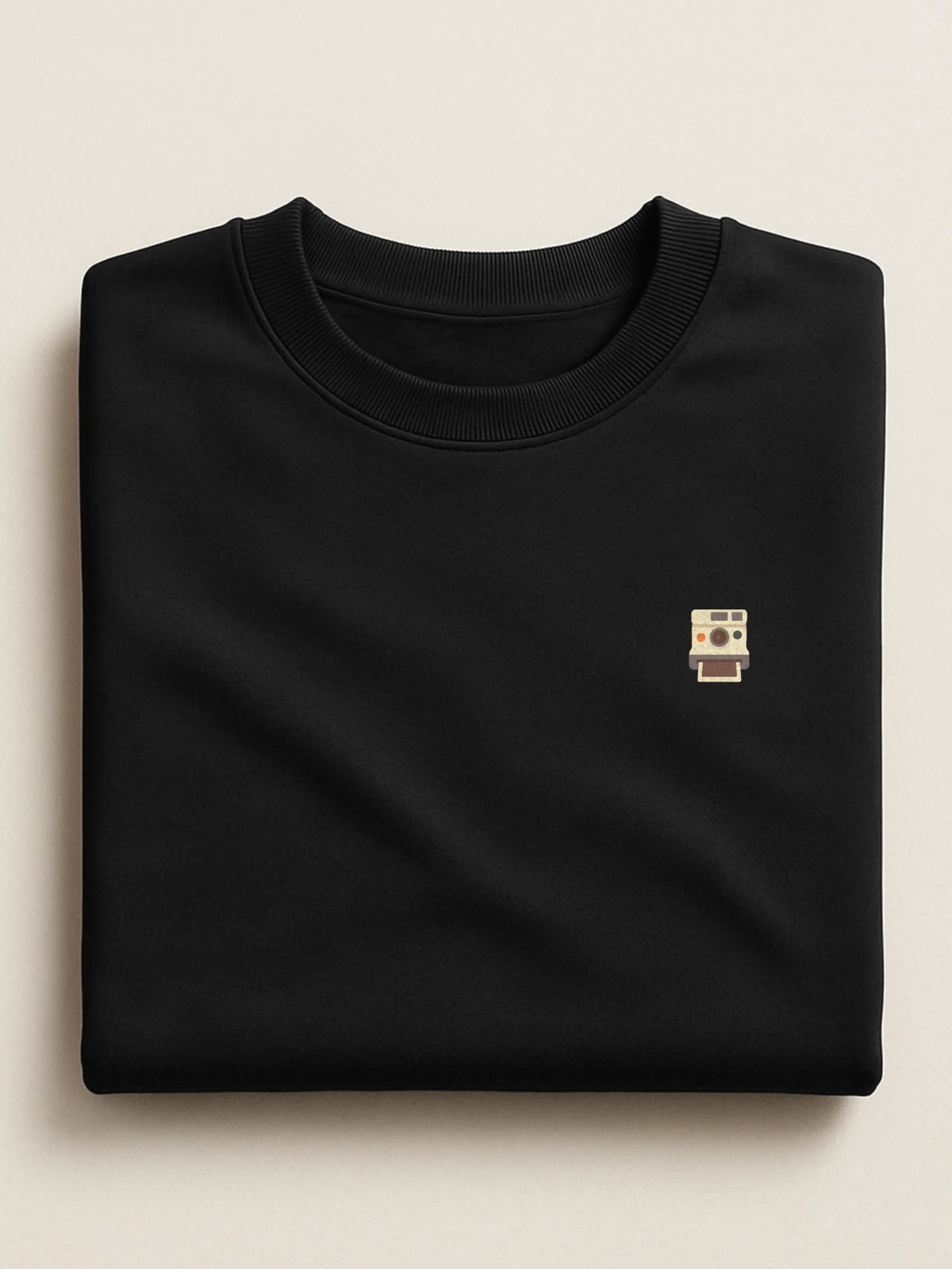 Retro Minis - Polaroid - Regular/Oversized Sweatshirt Black by inspire.inc