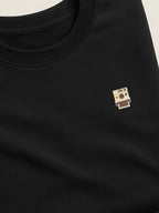 Retro Minis - Polaroid - Regular/Oversized Sweatshirt Black close-up by inspire.inc