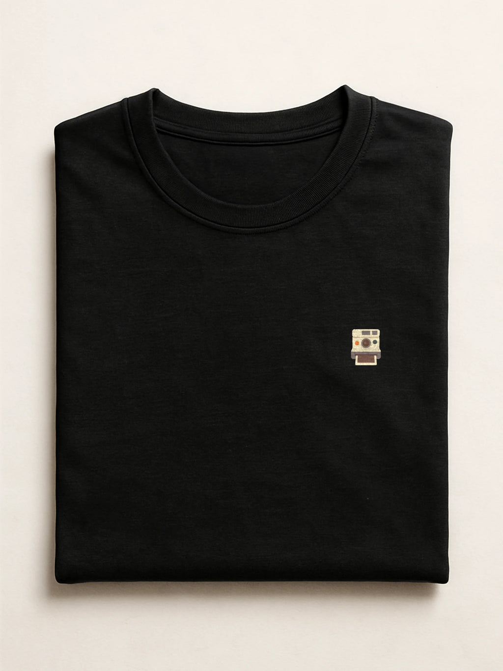Retro Minis - Polaroid - Regular/Oversized T-shirt Black by inspire.inc