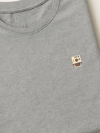Retro Minis - Polaroid - Regular/Oversized T-shirt Light Heather Gray close-up by inspire.inc