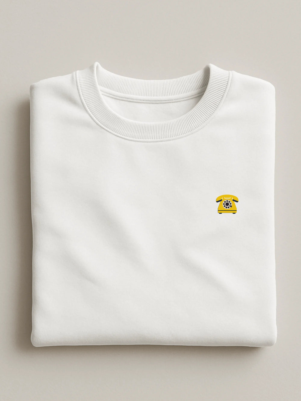Retro Minis - Rotary - Regular/Oversized Sweatshirt White by inspire.inc