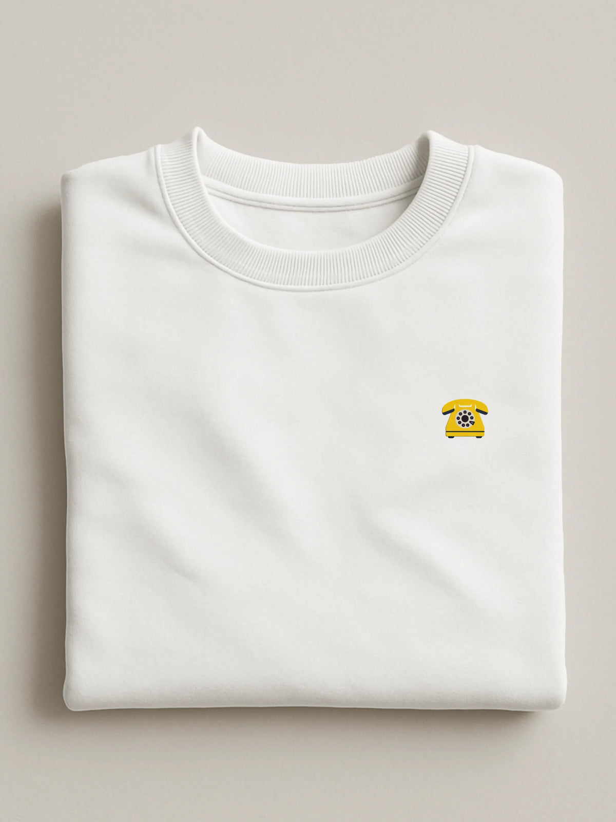 Retro Minis - Rotary - Regular/Oversized Sweatshirt White by inspire.inc