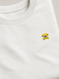 Retro Minis - Rotary - Regular/Oversized Sweatshirt White close-up by inspire.inc