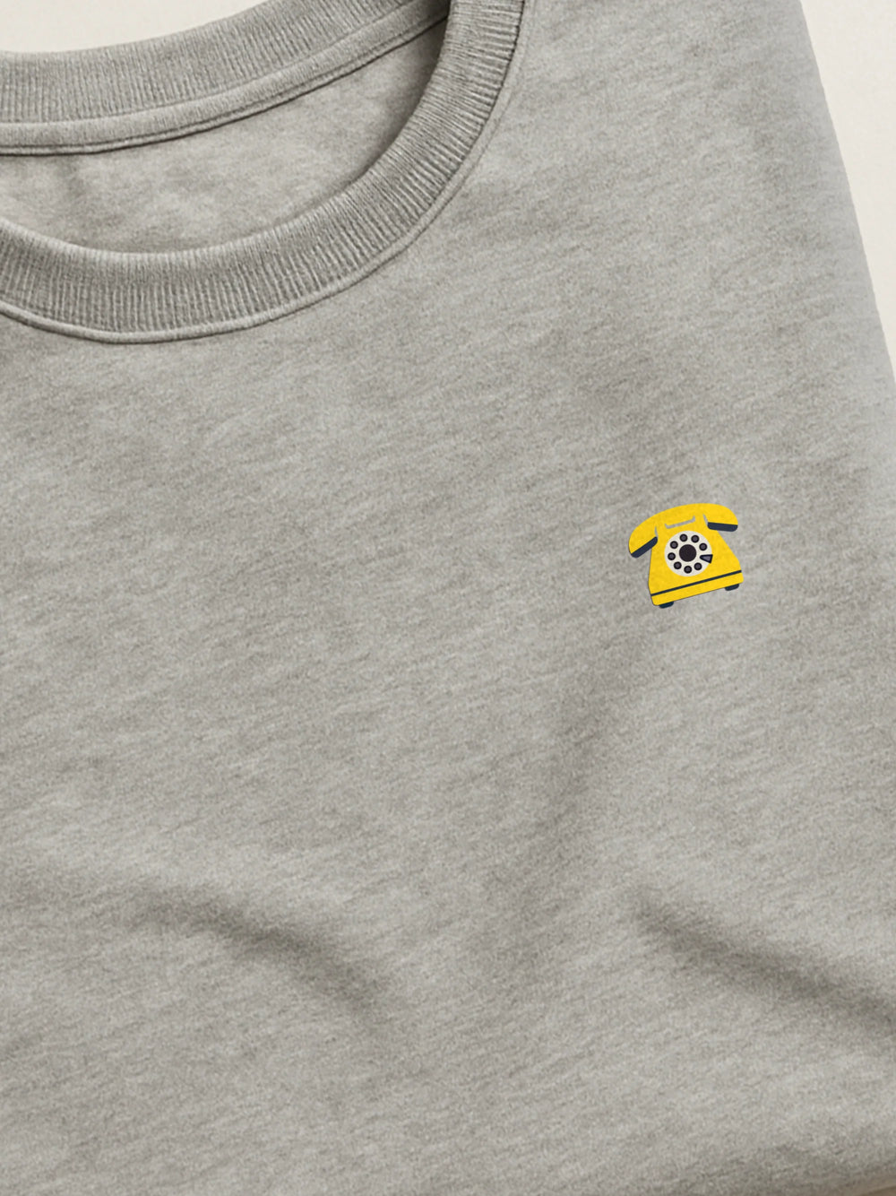 Retro Minis - Rotary - Regular/Oversized Sweatshirt Gray close-up by inspire.inc