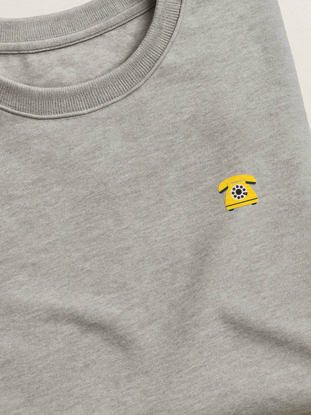 Retro Minis - Rotary - Regular/Oversized Sweatshirt Gray close-up by inspire.inc