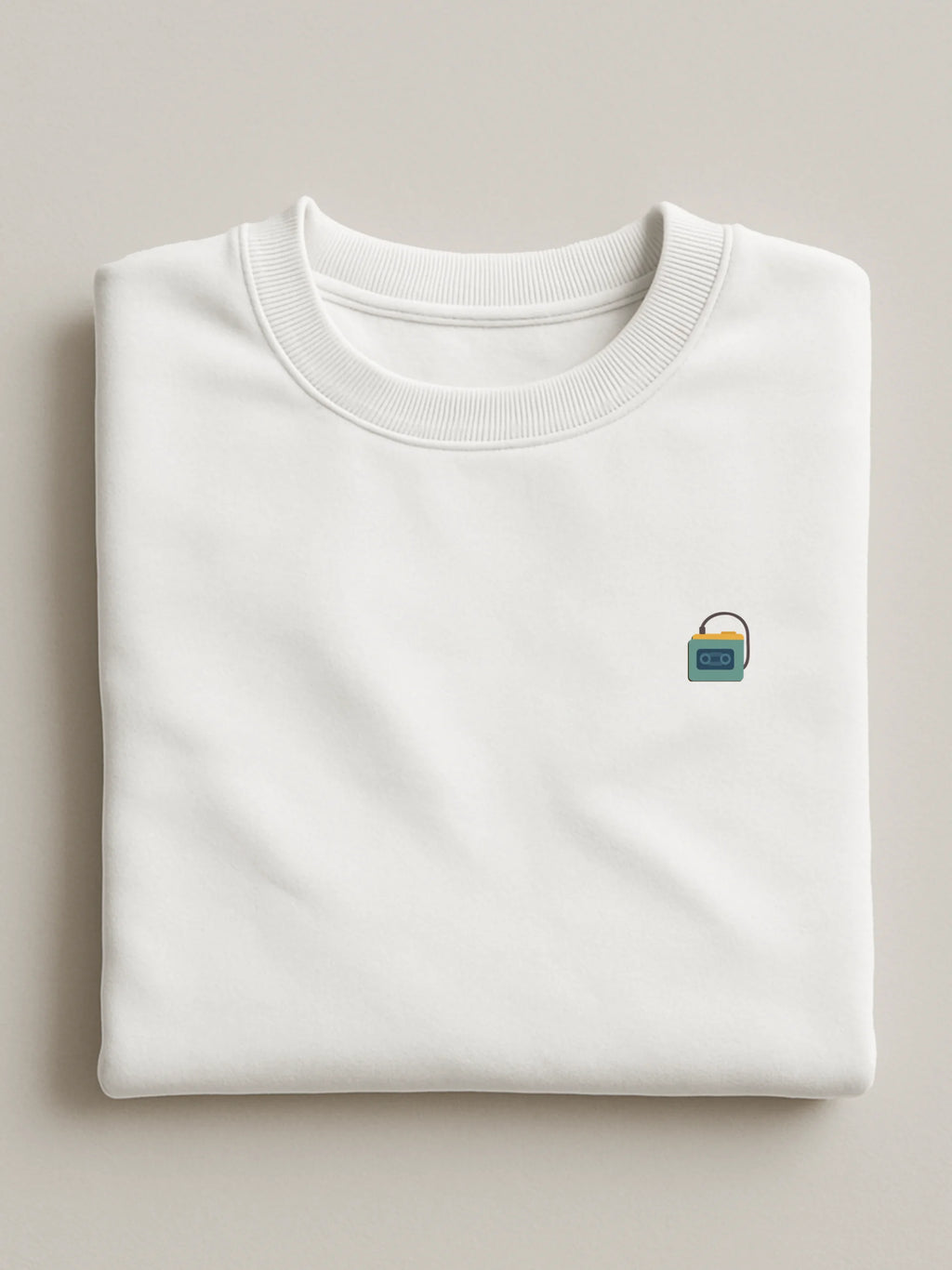 Retro Minis - Walkman - Regular/Oversized Sweatshirt White by inspire.inc