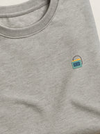 Retro Minis - Walkman - Regular/Oversized Sweatshirt Gray close-up by inspire.inc