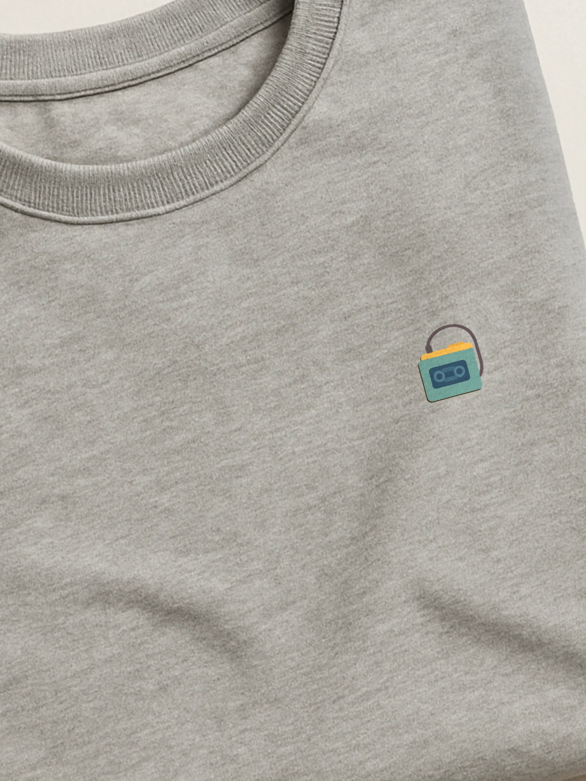 Retro Minis - Walkman - Regular/Oversized Sweatshirt Gray close-up by inspire.inc