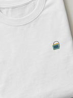 Retro Minis - Walkman - Regular/Oversized T-shirt White close-up by inspire.inc