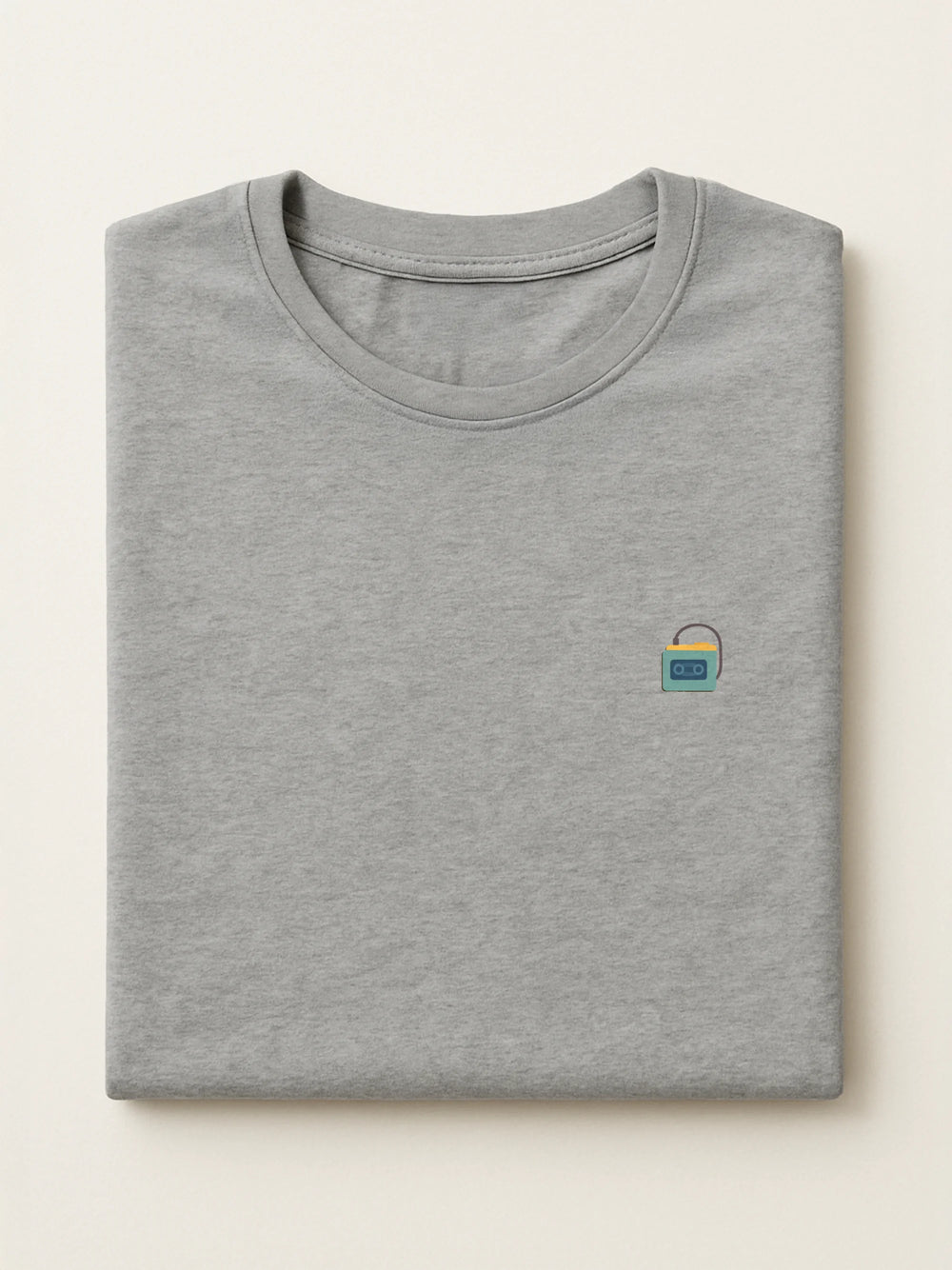 Retro Minis - Walkman - Regular/Oversized T-shirt Light Heather Gray by inspire.inc