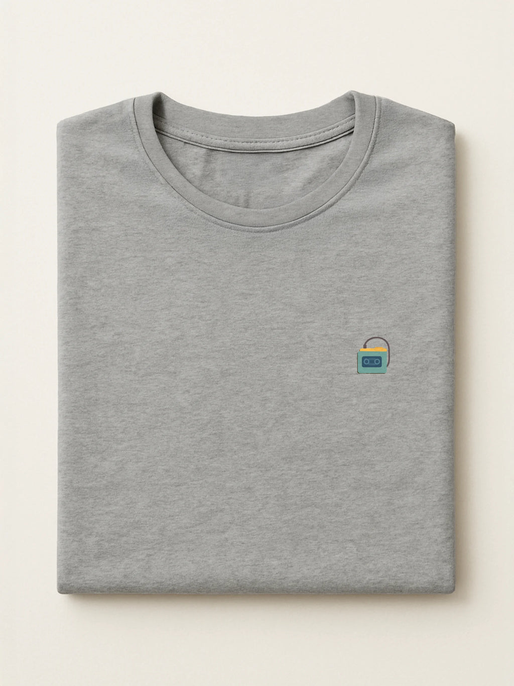 Retro Minis - Walkman - Regular/Oversized T-shirt Light Heather Gray by inspire.inc