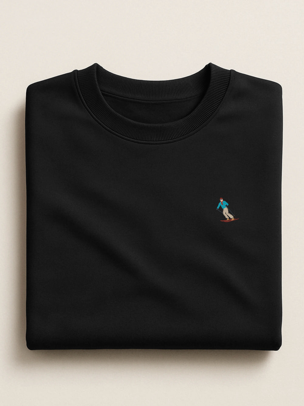 Down The Slopes Minis - Ski Pro M - Regular/Oversized Sweatshirt Regular Fit Black by inspire.inc