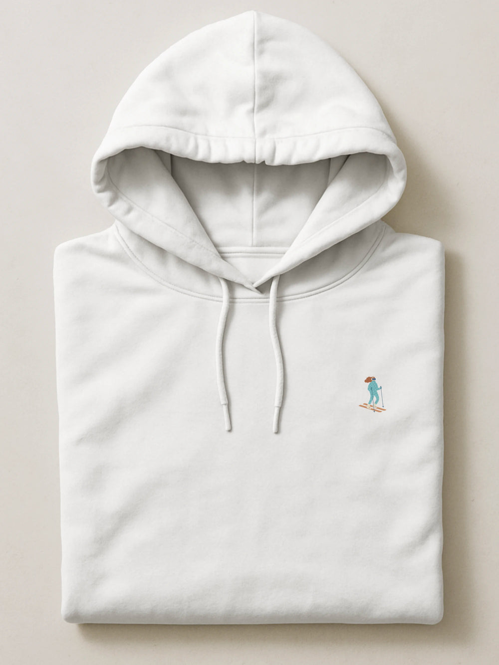 Down The Slopes Minis - Ski Pro W - Premium Hoodie Light White by inspire.inc