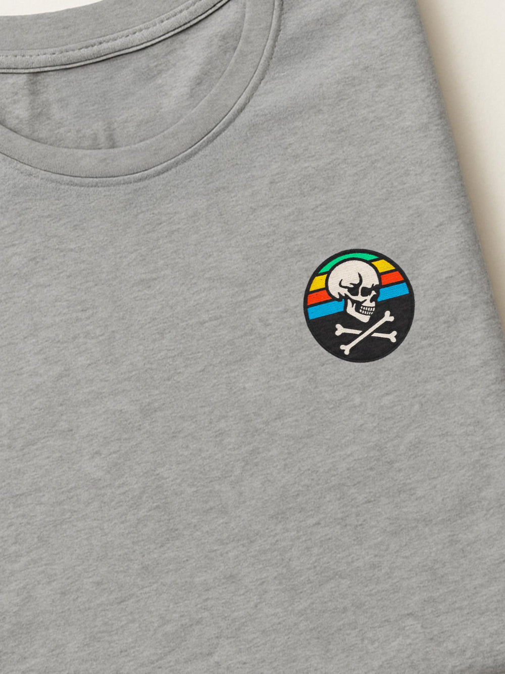 Skull Patch - Regular/Oversized T-shirt by inspire.inc