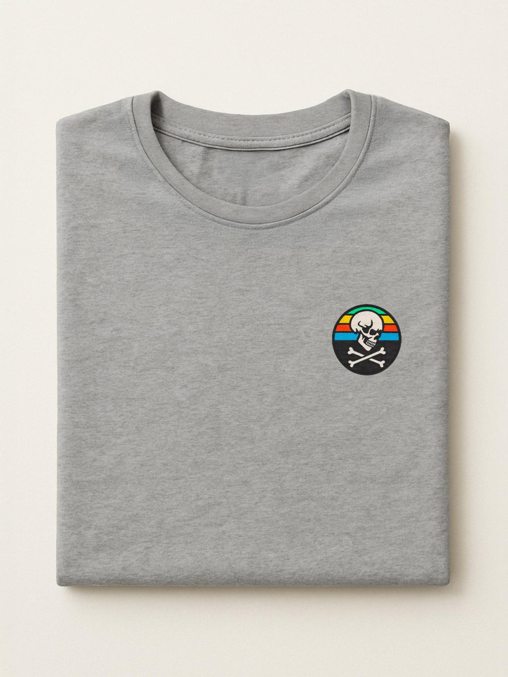 Skull Patch - Regular/Oversized T-shirt by inspire.inc