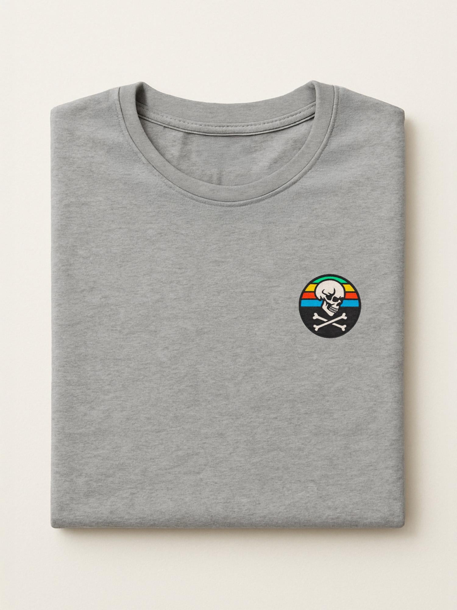 Skull Patch - Regular/Oversized T-shirt by inspire.inc