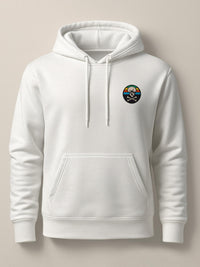 Skull Patch - Unisex Premium Hoodie White S by inspire.inc